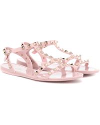 Valentino Sandalen Rockstud - Pink