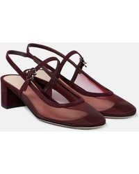 Gianvito Rossi - Francoise 45 Slingback Mary Jane Pumps - Lyst