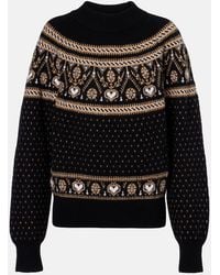 KHAITE - Guy Fair Isle Cashmere Sweater - Lyst