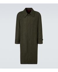 Rubinacci - Herringbone Virgin Wool Coat - Lyst