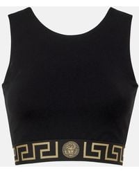 Versace - Sleeveless Tops - Lyst