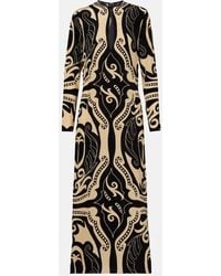 Johanna Ortiz - Printed Silk Maxi Dress - Lyst