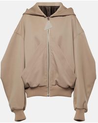 The Attico - Bomber Wool Gabardine Jacket - Lyst