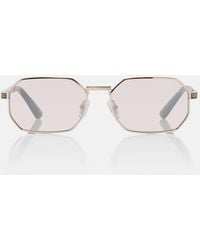 Versace - Rectangular Sunglasses - Lyst