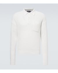 Ralph Lauren - Silk And Linen Polo Sweater - Lyst