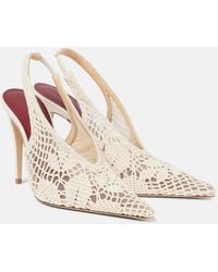 Magda Butrym - 105 Crochet Slingback Pumps - Lyst