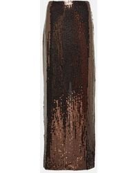 ‎Taller Marmo - Eva Sequined Maxi Skirt - Lyst