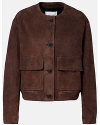 Yves Salomon - Suede Jacket - Lyst