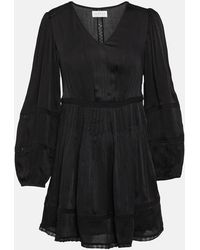 Velvet - Bethel Lace-Trimmed Minidress - Lyst