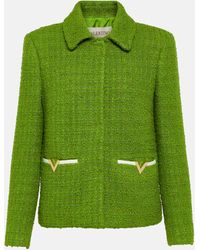 Valentino - Vgold Tweed Jacket - Lyst
