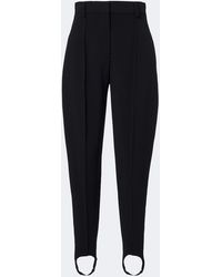 Stella McCartney - High-Rise Tapered Pants - Lyst