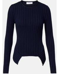 Stella McCartney - Ribbed-Knit Cotton Sweater - Lyst