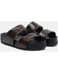 Dries Van Noten - Leather Platform Sandals - Lyst