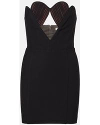 Nensi Dojaka - Cutout Strapless Minidress - Lyst