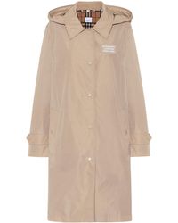 Burberry Pimlico Taffeta Car Coat - Natural