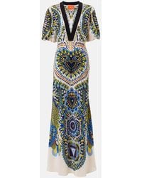 La DoubleJ - Marlene Silk Maxi Dress - Lyst