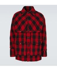 Junya Watanabe - Veste En Laine A Carreaux - Lyst