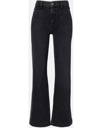 FRAME - Arrow High-Rise Bootcut Jeans - Lyst