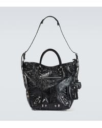 Balenciaga - Le Cagole Medium Leather Tote Bag - Lyst