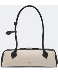 Alaïa - Le Teckel Medium Canvas Shoulder Bag - Lyst