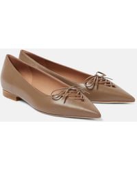 Malone Souliers - Hedy 10 Leather Ballet Flats - Lyst