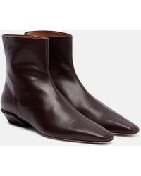 Paris Texas - Bettina 25 Leather Ankle Boots - Lyst