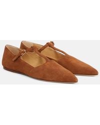 Gabriela Hearst - Lola Suede Ballet Flats - Lyst