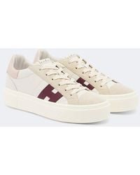 Hogan - Crosswind Leather Sneakers - Lyst