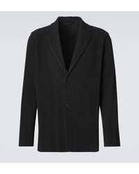 Homme Plissé Issey Miyake - Basics Pleated Blazer - Lyst
