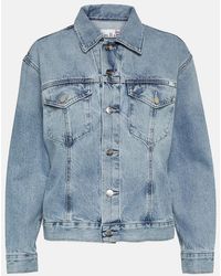 AG Jeans - X EmRata chaqueta Bell en denim - Lyst
