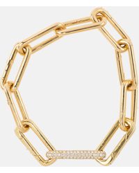 Robinson Pelham - Identity 18kt Gold Bracelet And Bar Set With Diamonds - Lyst