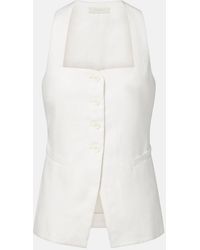 Faithfull the Brand - Jackie Linen Vest - Lyst