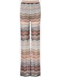 Missoni - Zigzag Lame Wide-Leg Pants - Lyst
