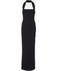 Solace London - Ilona Halterneck Crepe Gown - Lyst