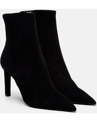 Jimmy Choo - Frankie 85 Suede Ankle Boots - Lyst