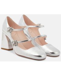 Roger Vivier - Babies Mini Tres Vivier Leather Pumps - Lyst