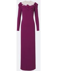 Costarellos - Embellished Floral-Applique Gown - Lyst
