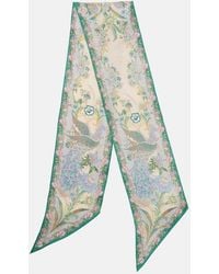 Zimmermann - Floral Silk Scarf - Lyst