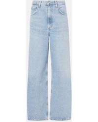 Agolde - Low Curve Mid-Rise Wide-Leg Jeans - Lyst