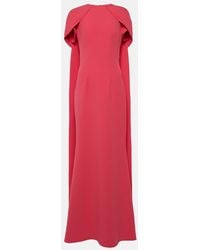 Safiyaa - Ginkgo Caped Gown - Lyst