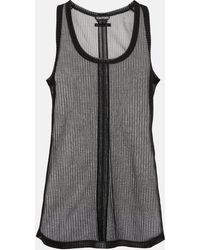 Tom Ford - Semi-sheer Ribbed Jersey Tank Top - Lyst
