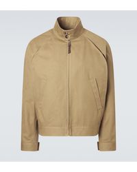 Loewe - Layered Cotton Gabardine Jacket - Lyst