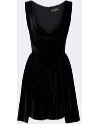 Vivienne Westwood - Sunday Draped Velvet Minidress - Lyst