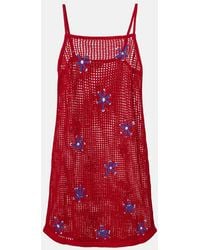 STAUD - Rio Crochet Cotton Beach Dress - Lyst
