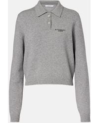 Givenchy - Logo Wool And Cashmere Polo Sweater - Lyst