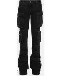 The Attico - Jeans Cargo Rectos De Tiro Bajo - Lyst