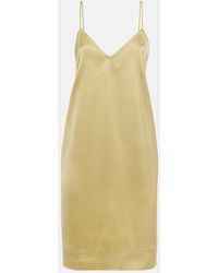 TOTEME - Satin Slip Dress - Lyst