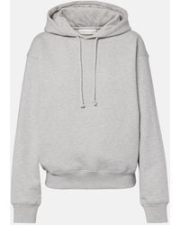 Victoria Beckham - Cotton Jersey Hoodie - Lyst