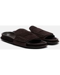 Jacquemus - Suede Slides - Lyst