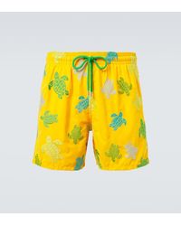 Vilebrequin - Mistral Printed Swim Trunks - Lyst